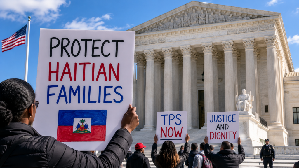 Legal Questions Grow Over U.S. Effort to End Protections for Haitian Migrants ee