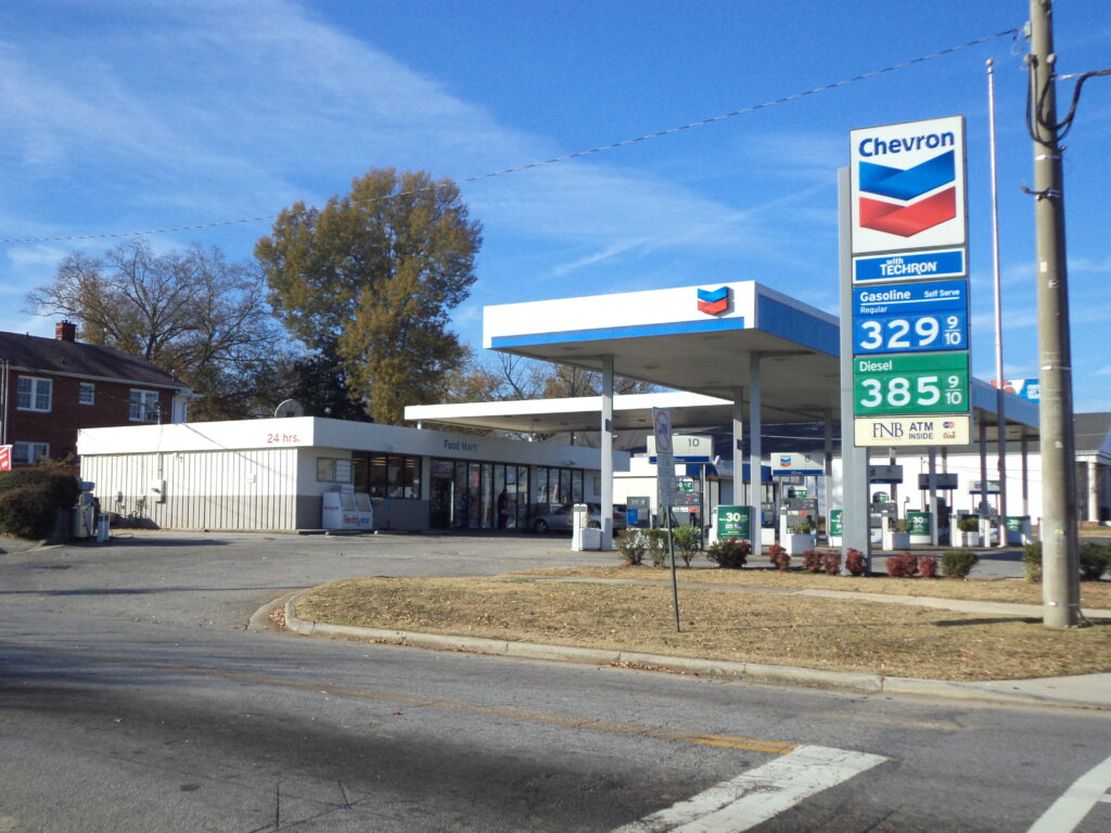 chevron gas station, us 19 41, griffin